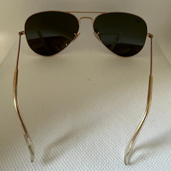 Ray-Ban RB3025 Matte Gold Aviator 112/17 - 810-LR-07 - Picture 6 of 12